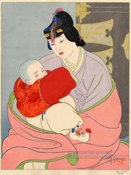 le tresor coree 1940 Paul Jacoulet Japanese Oil Paintings